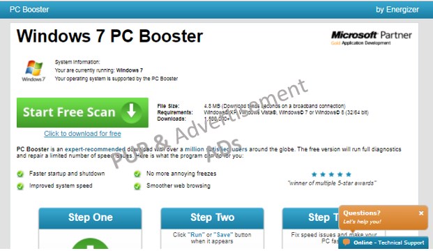 PCBooster.com Ads – How To Remove PCBooster.com Adware From PC